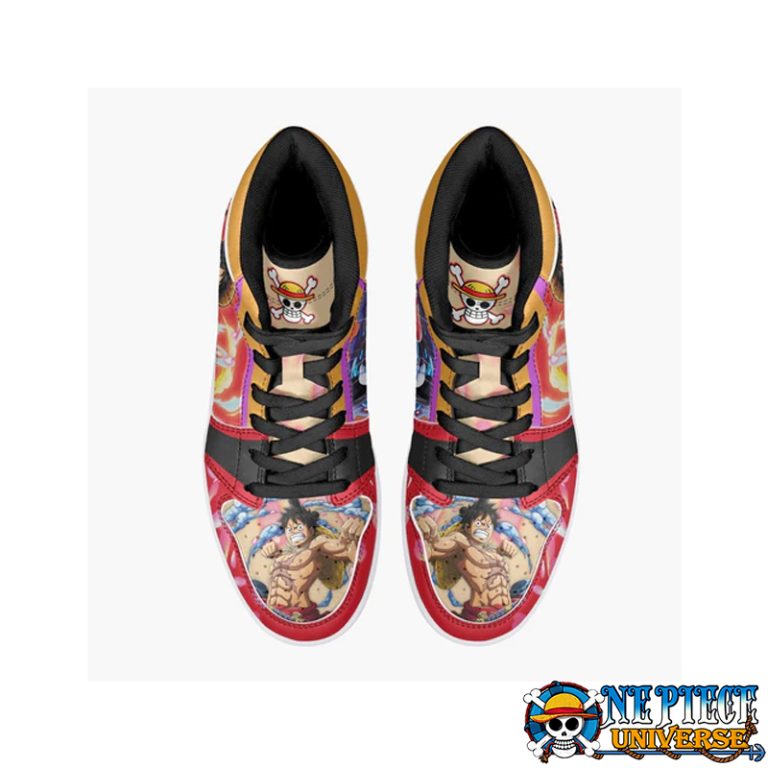 Luffy Armament Haki Ryuo One Piece High Top J Force Shoes Custom Shoes