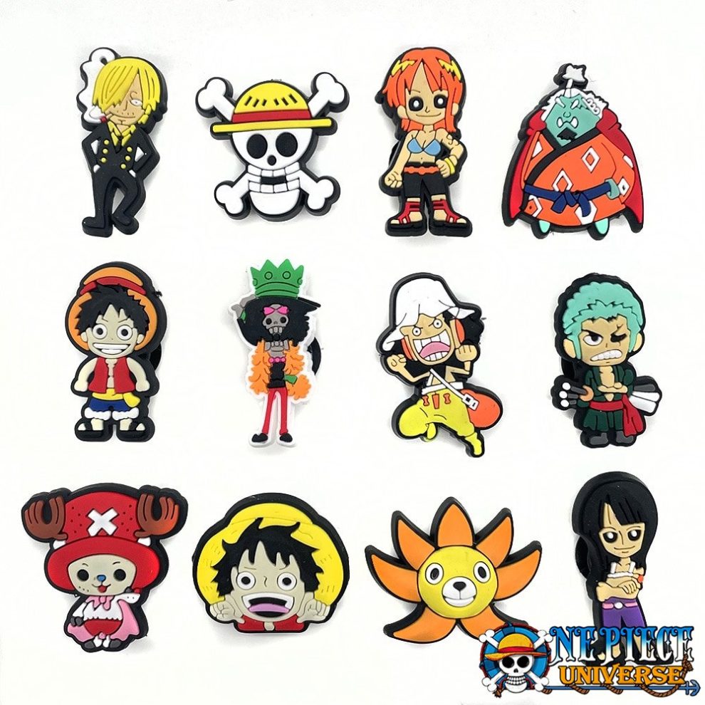 One Piece Croc Charms Shoes Anime 12PCS Set One Piece Universe Store