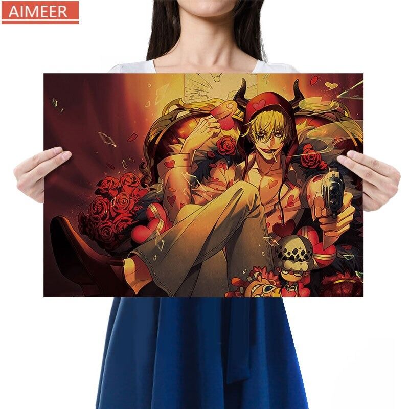 One Piece Characters Anime Poster