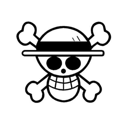 ONE PIECE Car Stickers - Luffy Cartoon Creative Decoration Decals - One ...