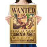 Roronoa Zoro Wanted Kraft Paper Poster (4)