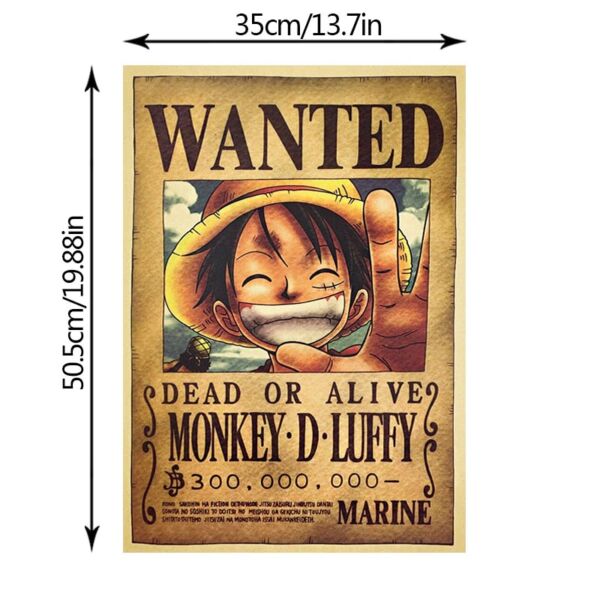 WANTED Posters Monkey D. Luffy (1)
