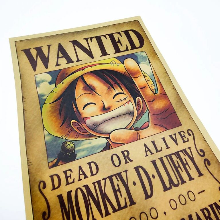 One Piece Yamato Wanted Poster 42CM Vintage | One Piece Universe