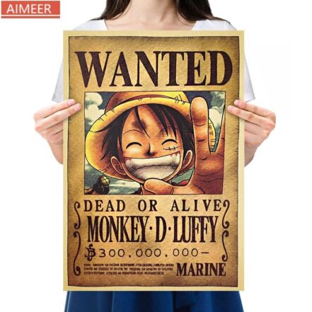 One Piece Yamato Wanted Poster 42CM Vintage | One Piece Universe