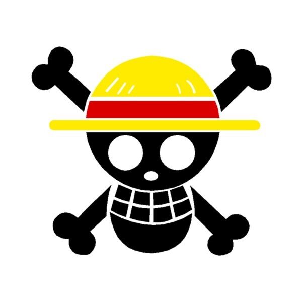 ONE PIECE Car Stickers - Luffy Cartoon Creative Decoration Decals - One ...