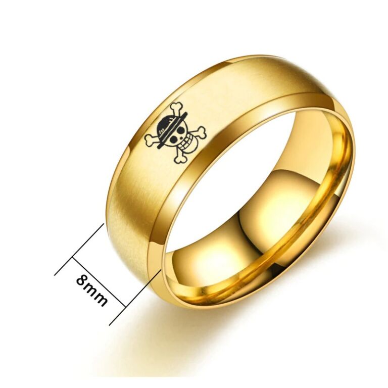 One Piece Ring Anime Stainless Steel Rings - One Piece Universe Store ...