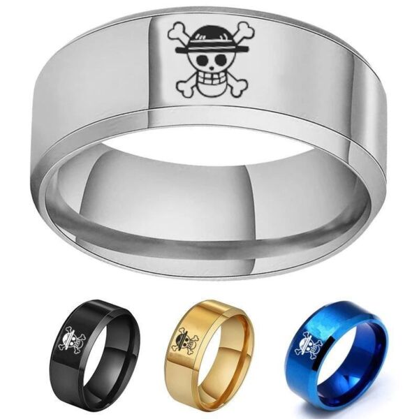 One Piece Ring Anime Stainless Steel Rings