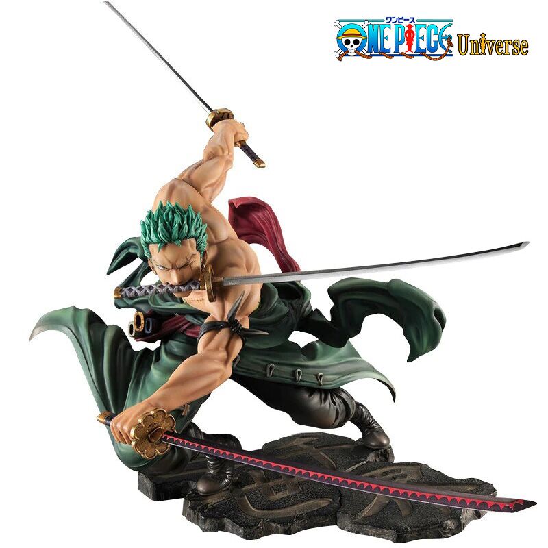 One Piece Roronoa Zoro Santoryu Figure 18cm