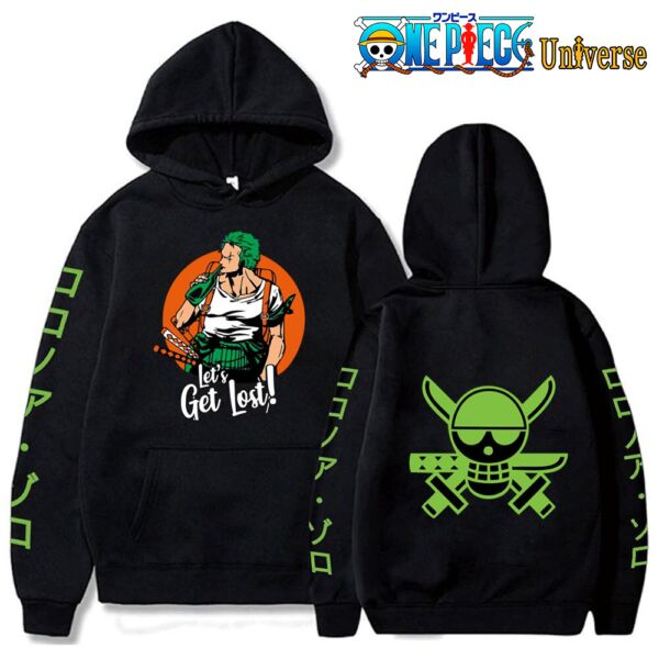 Onepiece Zoro "let's get lost" Hoodie