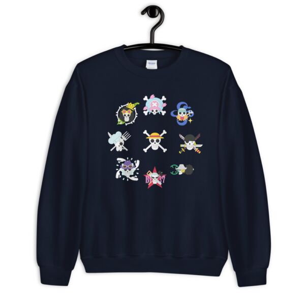 One Piece Strawhat crew own jolly roger illustration Unisex Sweatshirt
