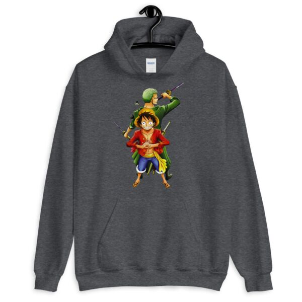 One Piece Monkey D. Luffy and Roronoa Zoro Unisex Hoodie