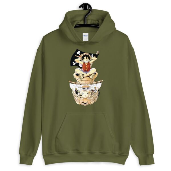 Luffy Funy Straw Hat Crew One Piece Unisex Hoodie