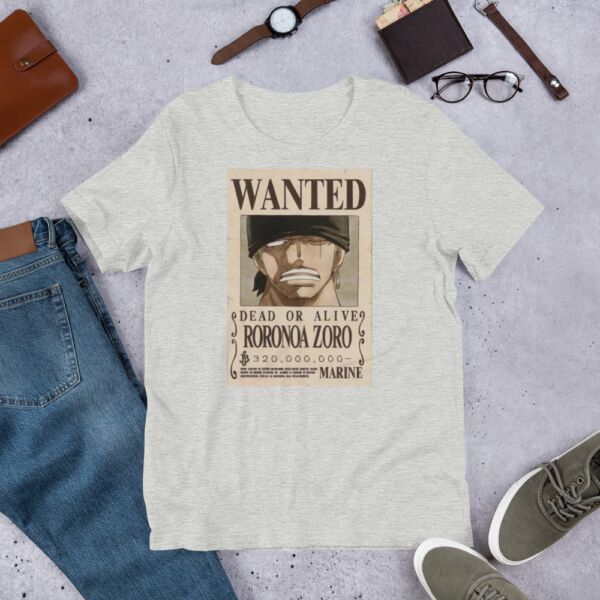 Roronoa Zoro Wanted Short-Sleeve Unisex T-Shirt