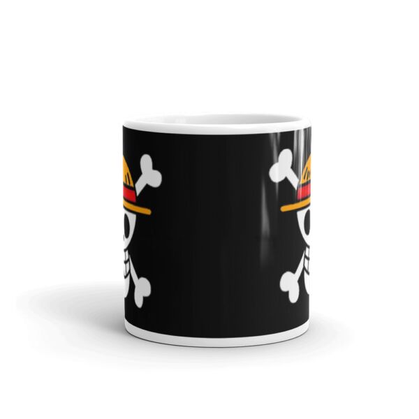 One Piece Straw Hats Logo Mug White Glossy