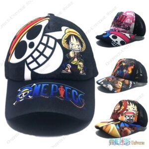 Anime One Piece Sanji Monkey D. Luffy Tony Tony Chopper Cosplay Print Sun Hats Baseball Cap