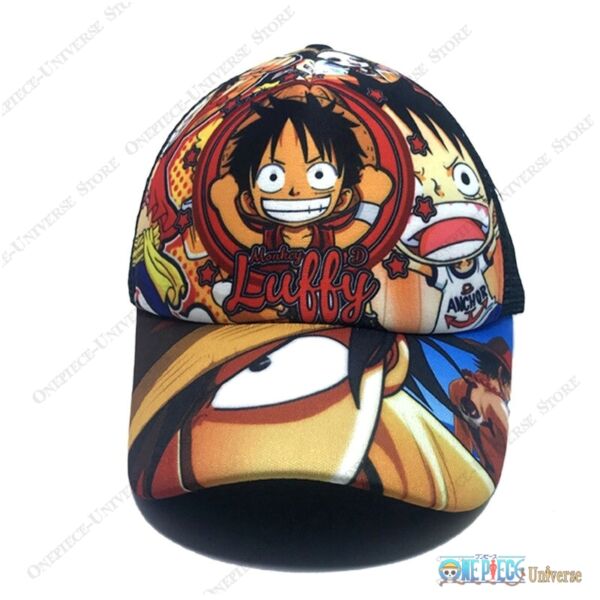 Anime One Piece Sanji Monkey D. Luffy Tony Tony Chopper Cosplay Print Sun Hats Baseball Cap