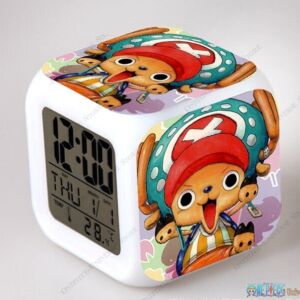 One Piece Digital Clocks Figure Chopper- Led Alarm Clocks Light Up Toys