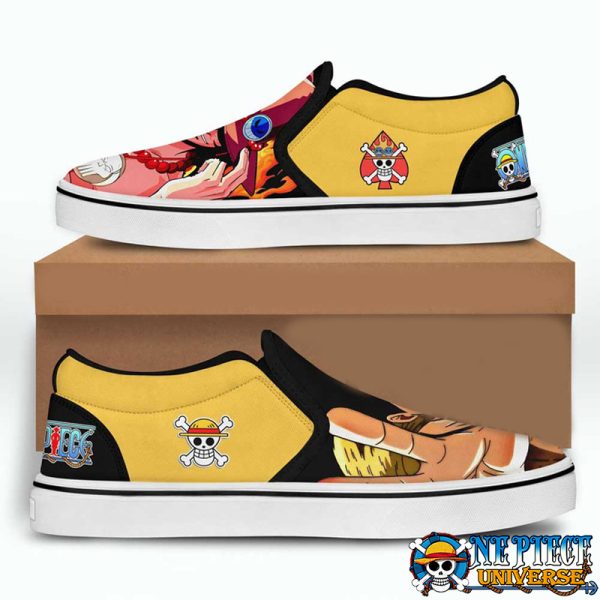 Ace And Luffy Slip On Shoes