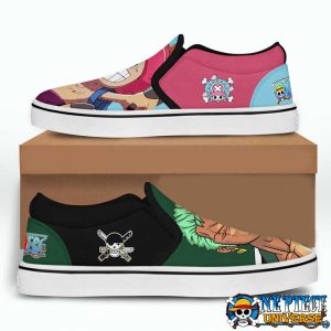 Chopper And Zoro Slip On Shoes