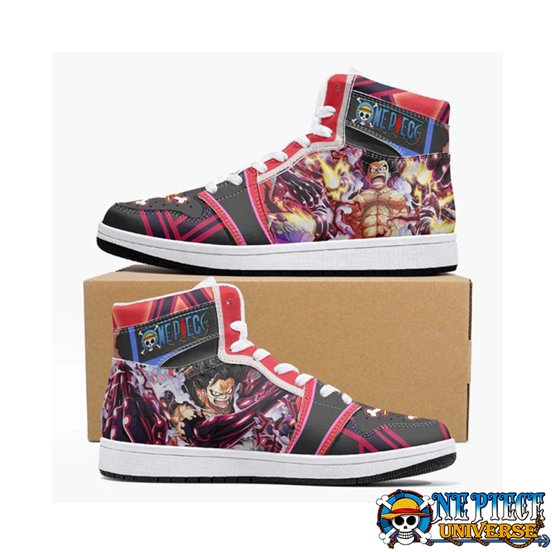 Luffy Gear 4 Jordan 13 Shoes One Piece Custom Shoes - Official One Piece  Merch Collection 2023 - One Piece Universe Store