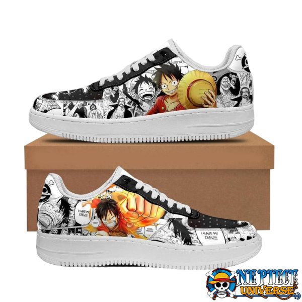 One Piece Luffy Air Force Shoes
