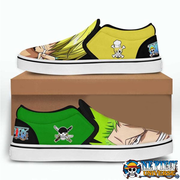 Sanji And Zoro Slip On Shoes