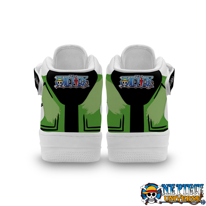 Zoro High Top Converse Shoes One Piece Custom Shoes - Official One