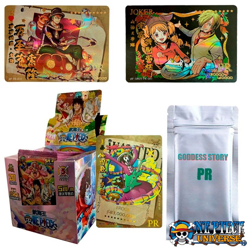 One Piece Collections Rare Cards Box Booster Pack Anime Luffy Zoro Nami  Chopper TCG Game Collectibles