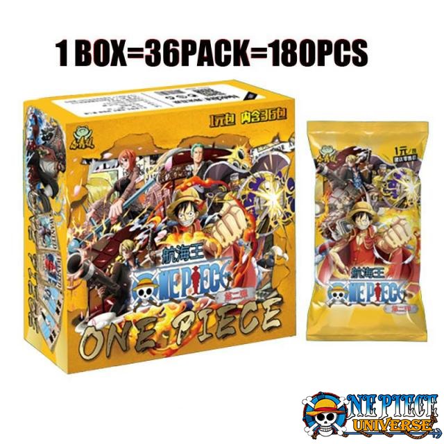 One Piece Card Box 5PCS/Pack Strongest