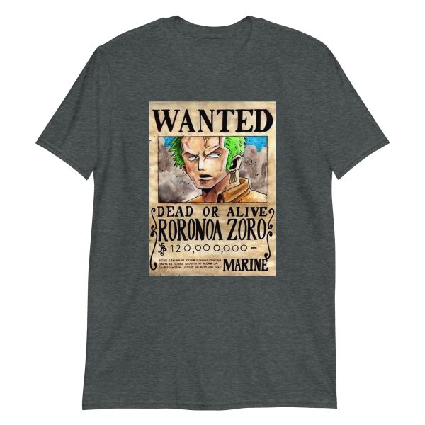 One Piece Vintage Wanted Roronoa Zoro T-Shirt