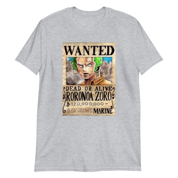 One Piece Vintage Wanted Roronoa Zoro T-Shirt