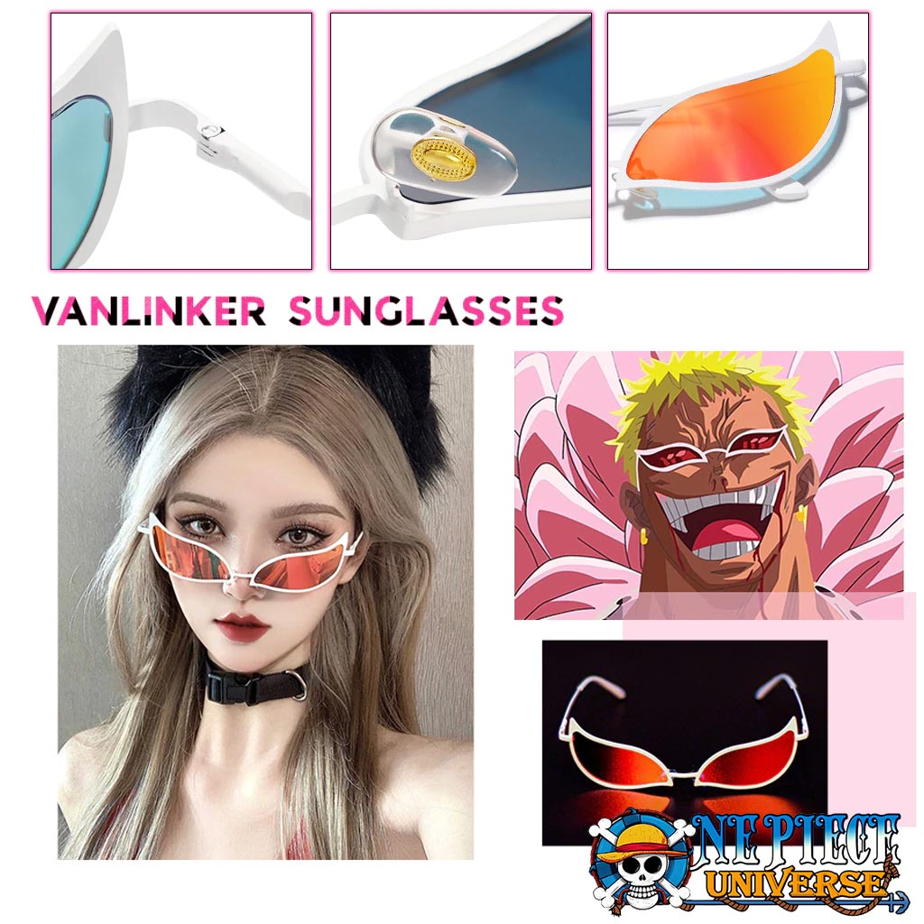 Donquixote Doflamingo Glasses Sunglasses Cosplay 2023