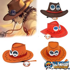 Japan Anime One Piece Cosplay Costumes Portgas D Ace Cowboy Hats Men Sun  Jazz Cap - CosplayWare.com in 2023