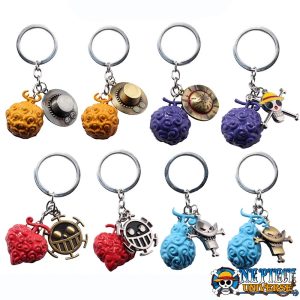 One Piece Devil Fruit Keychain