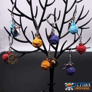 One Piece Devil Fruit Keychain