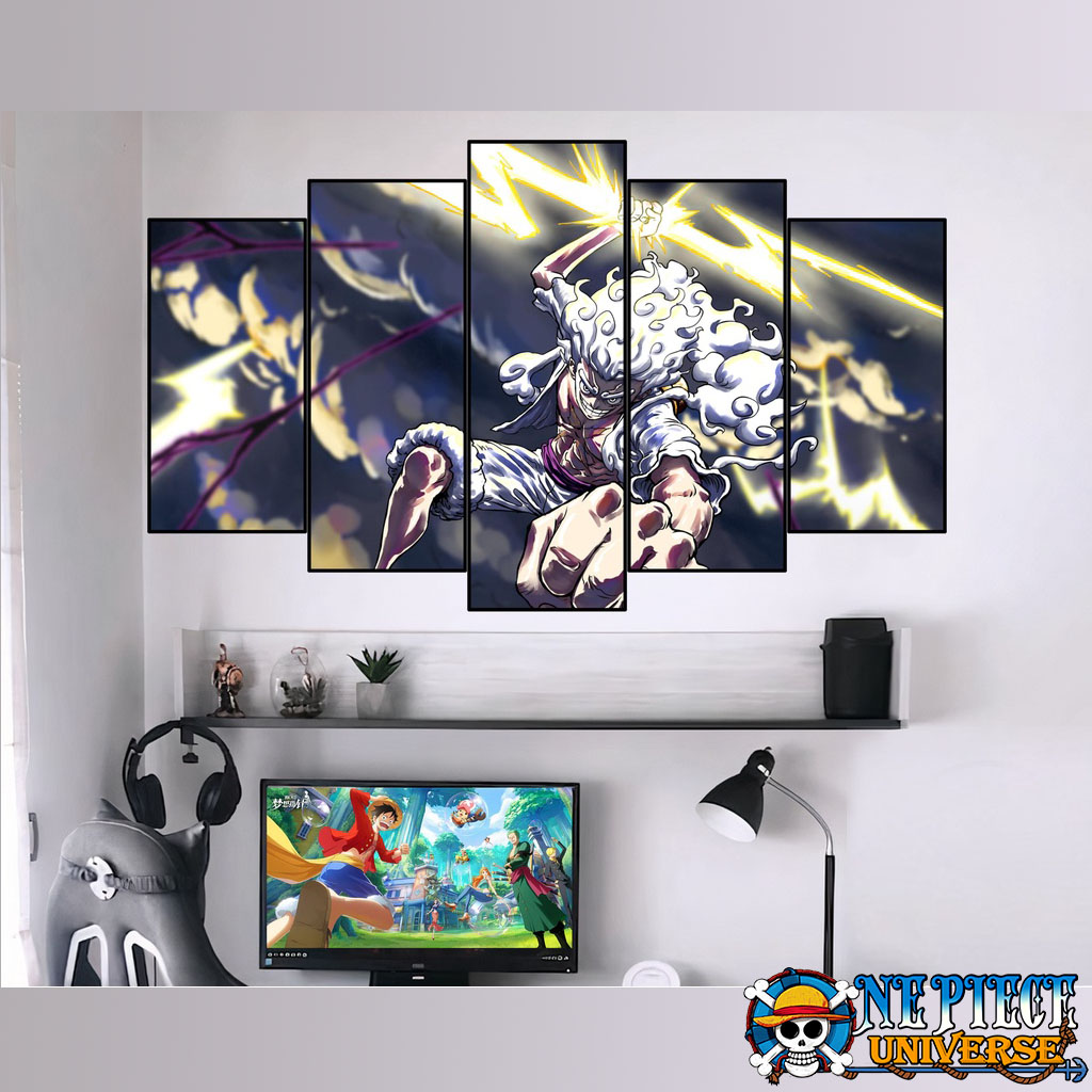 One Piece Pictures Luffy Gear 5 Wall Art Canvas