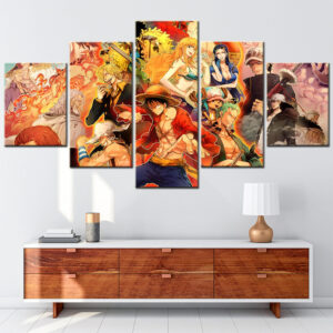 Straw Hat Pirates Crew Luffy Wall Art