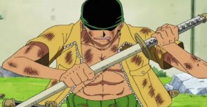 Name And Meaning Of Roronoa Zoro S 3 Swords In One Piece One Piece   Wado Ichimonji Zoro 300x156 