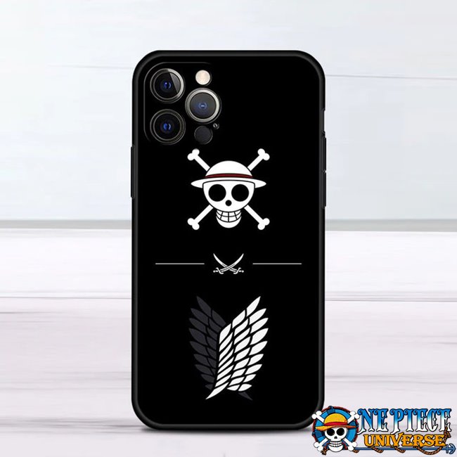 One Piece Black and White iPhone case