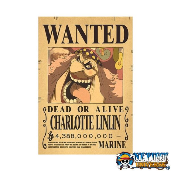 big mom wanted poster
