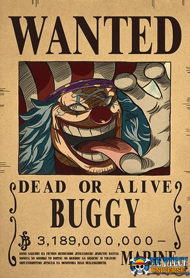 buggy wanted poster