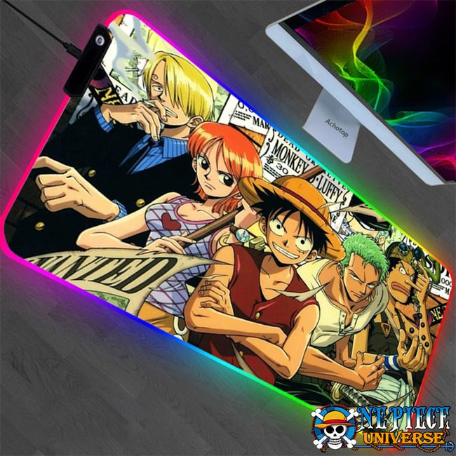 Funny Anime Mouse Pad Zoro One Piece Led RGB - Official One Piece Merch  Collection 2023 - One Piece Universe Store