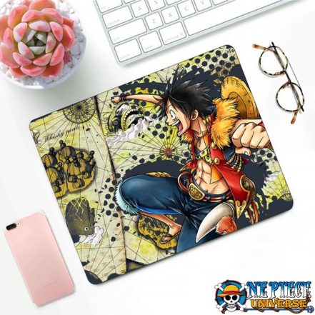 Rubber Luffy Mouse Pad Gaming - One Piece Universe Store - Official One ...