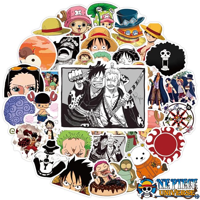 Luffy One Piece Stickers 30/50PCS - One Piece Universe Store - Official ...