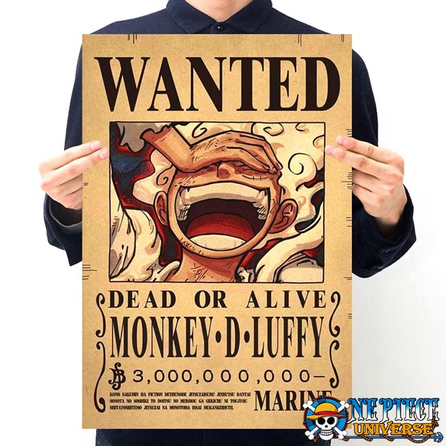 Poster One Piece - Wanted Monkey D. Luffy | Wall Art, Gifts & Merchandise 