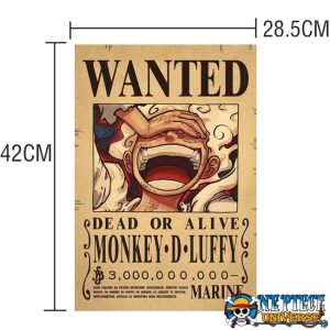 Vintage One Piece Wanted Poster For Sale 2023