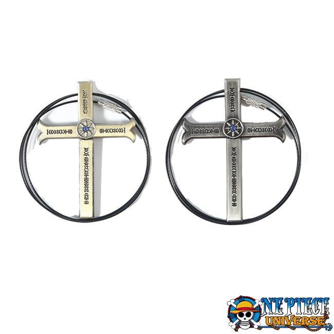 Dracule Mihawk Necklace  Cross Pendant From One Piece