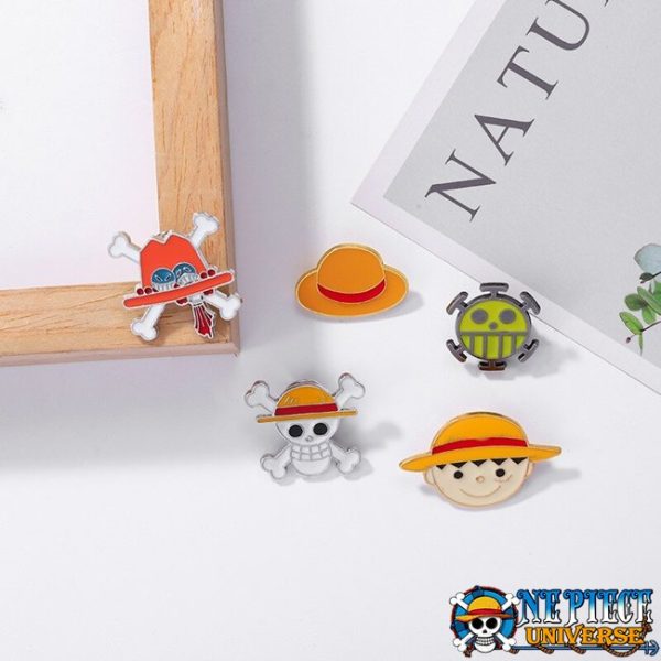 monkey d luffy hat pin