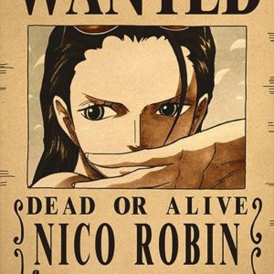 nico robin wanted poster