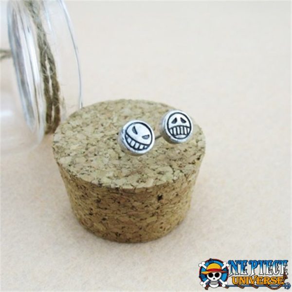 one piece ace earrings